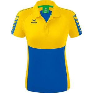 ERIMA Six Wings Polo Dames New Royal-Geel