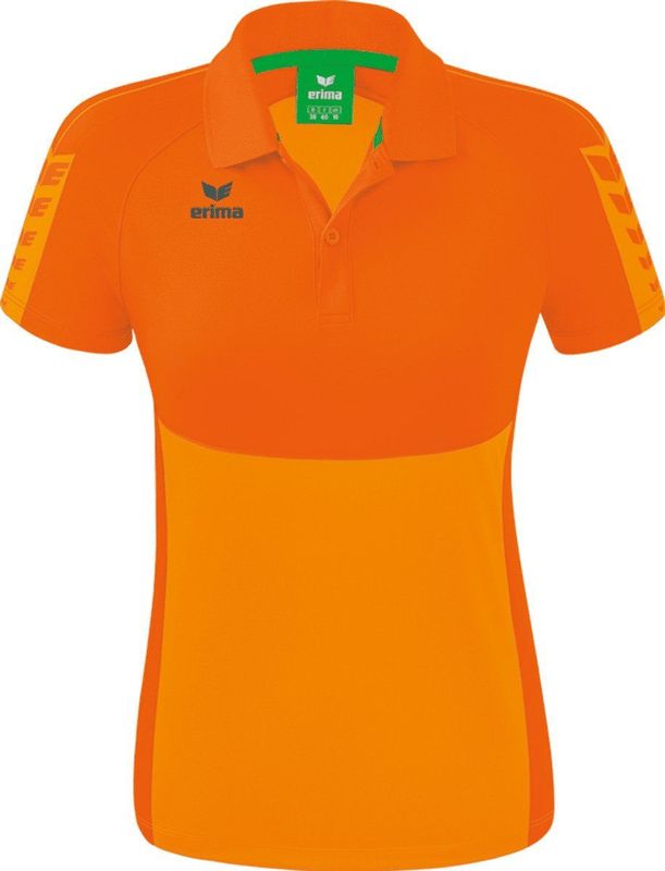 Erima - Six Wings - Sportpoloshirt - Oranje - Dames