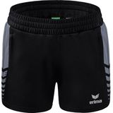 Erima - Korte Broek - Zwart - 100% Polyester - Zakken met Rits