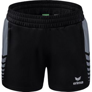 Erima dames Six Wings worker short (1152203), zwart/slate grey, 42