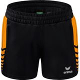 Erima - Korte Broek - Zwart - 100% Polyester - Zakken met Rits