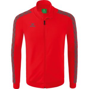 Erima - Essential Team Track Top - Sweatshirt - Zwart - Katoen/Polyester