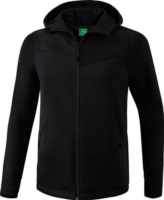 Erima Performance Softshell Jack Heren - Zwart | Maat: 3XL