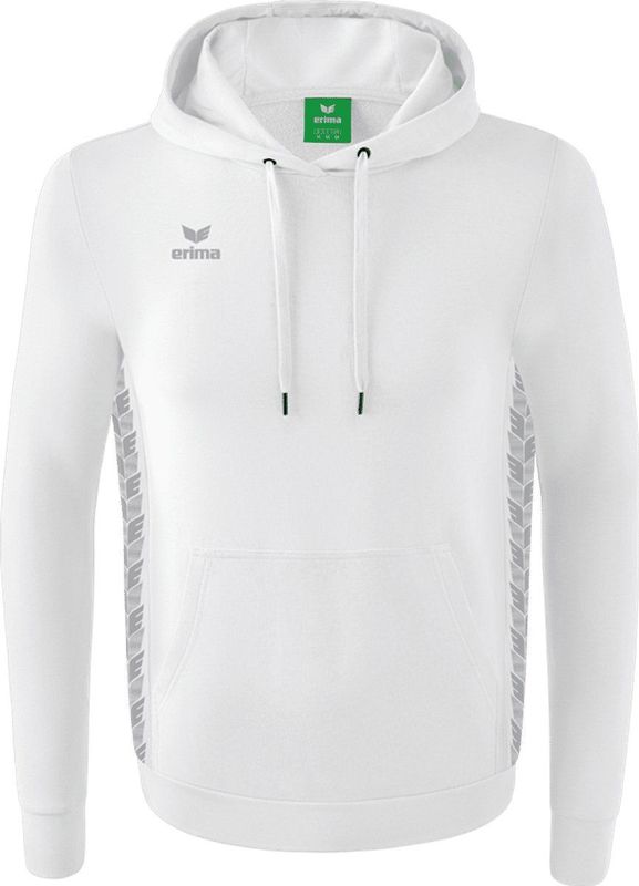 Erima - Essential Team Hoodie - Zwart - Katoenmix - Voorzakje