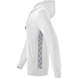 Erima Essential Team Sweatshirt Met Capuchon Dames - Wit / Monument Grey