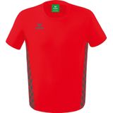 Erima Essential Team T-Shirt Kinderen - Rood Slate Grey