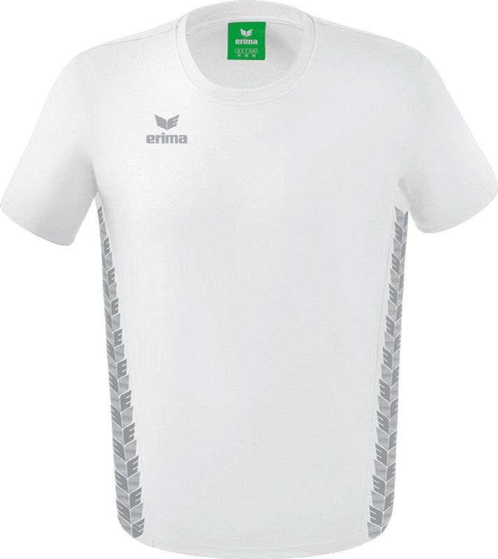 Erima Essential Team T-Shirt Kinderen - Wit Monument Grey