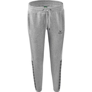 Erima Essential Team Sweatbroek Dames - Licht Grey Melange / Slate Grey