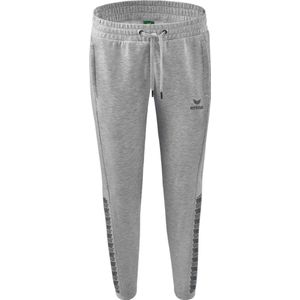 Erima - Essential Team - Sweatbroek - Licht Grey Melange / Slate Grey - Katoenmix
