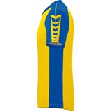 Erima Six Wings Shirt Korte Mouw Kinderen - Geel / New Royal | Maat: 140