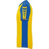 Erima Six Wings Shirt Korte Mouw Kinderen - Geel / New Royal | Maat: 140