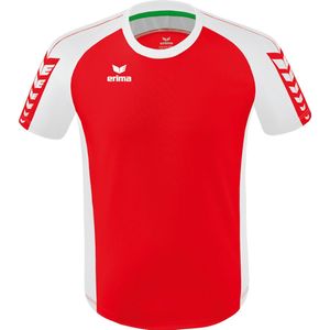 Erima - Six Wings - Sportshirt - Rood / Wit - 100% Gerecycled Polyester