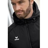 Team - Stadionjas - Zwart - Waterdicht Buitenmateriaal - Gewatteerd