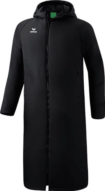 Team - Stadionjas - Zwart - Waterdicht Buitenmateriaal - Gewatteerd