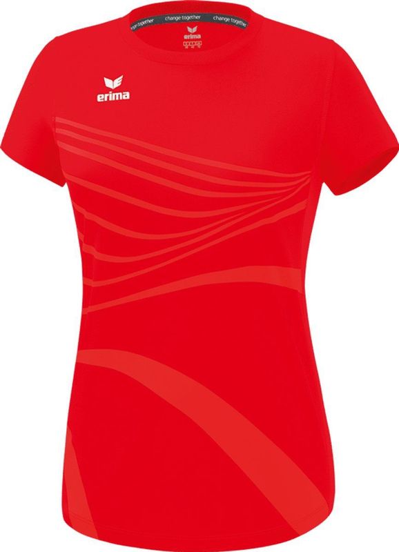 Erima - Racing - Hardloopshirt - Rood - Functioneel Materiaal