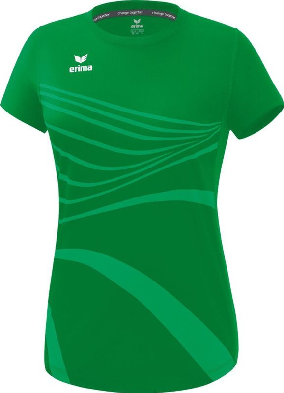 Erima - Racing - Hardloopshirt - Groen - 100% Gerecycled Polyester
