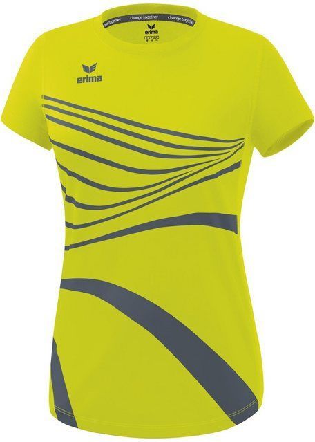 Erima - Racing - Hardloopshirt - Fluogeel - Sneldrogend Materiaal