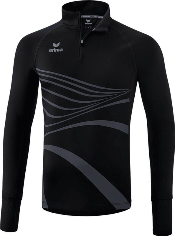 Erima Racing Running Longsleeve Kinderen - Zwart