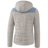 Doorgestikt - 2062310 - Jack - Zwart - Wind- en Waterafstotend, Gewatteerd, Hoge Kraag met Capuchon