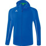 Erima - Liga Star - Trainingsjack - New Royal/Wit - 100% Polyester, Met Capuchon