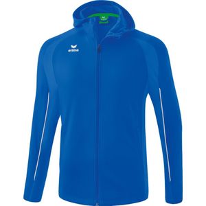 Erima - Liga Star - Trainingsjack - New Royal/Wit - 100% Polyester, Met Capuchon