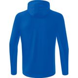 Erima - Liga Star - Trainingsjack - New Royal/Wit - 100% Polyester, Met Capuchon