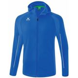 Erima - Liga Star - Trainingsjack - New Royal/Wit - 100% Polyester, Met Capuchon