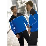 Erima - Presentatiejack - New Royal / Zwart / Wit - 100% Gerecycled Polyester