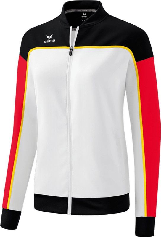 Erima - Change - Jack - Wit / Rood / Zwart - 100% Gerecycled Polyester
