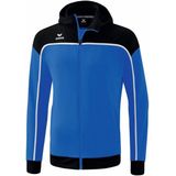 Erima - Change - Trainingsjack - New Royal / Zwart / Wit - Met Capuchon