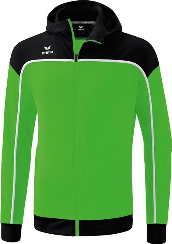 Erima - CHANGE - Trainingsjack - Green - Met Capuchon