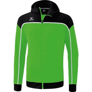 Erima - Change - Trainingsjack - Groen/Zwart/Wit - 100% Gerecycled Polyester
