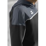Erima - Change - Trainingsjack - Zwart - Met Capuchon - Kinderen