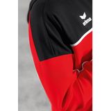 ERIMA - CHANGE - Trainingsjack - Rood/Zwart/Wit - 100% Gerecycled Polyester