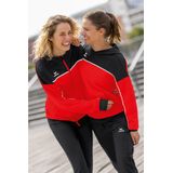 ERIMA - CHANGE - Trainingsjack - Rood/Zwart/Wit - 100% Gerecycled Polyester