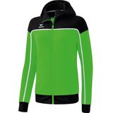ERIMA Change Trainingsjack - Groen-Zwart-Wit - Dames - Slijtvaste Materiaal