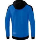 Erima - Change Sweatshirt - New Royal - Zwart - 50% Katoen, 44% Gerecycled Polyester, 6% Elastaan