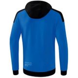 Erima - Change Sweatshirt - New Royal - Zwart - 50% Katoen, 44% Gerecycled Polyester, 6% Elastaan