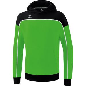 Erima Change Sweatshirt Met Capuchon Kinderen - Green / Zwart / Wit |