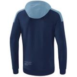 Erima Change Sweatshirt Met Capuchon Kinderen - New Navy / Faded Denim / Wit |