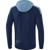 Erima Change Sweatshirt Met Capuchon Kinderen - New Navy / Faded Denim / Wit |