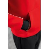 Erima - Change - Sweatshirt - Rood/Zwart/Wit - 50% Katoen, 44% Gerecycled Polyester, 6% Elastaan