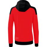 Erima - Change - Sweatshirt - Rood/Zwart/Wit - 50% Katoen, 44% Gerecycled Polyester, 6% Elastaan