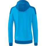 Erima - Change - Sweatshirt - Curaçao/Wit - 50% Katoen, 44% Gerecycled Polyester, 6% Elastaan