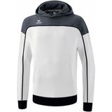 Erima - Change - Sweatshirt - Wit / Rood / Zwart - Katoen / Polyester / Elastaan