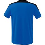 Erima - Change T-Shirt - Kinderen - New Royal / Zwart / Wit - 100% Gerecycled Polyester