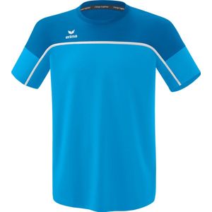 Erima - Change T-Shirt - Curaçao / Wit - 100% Gerecycled Polyester