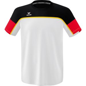 Erima Change T-Shirt Heren - Wit Zwart Rood