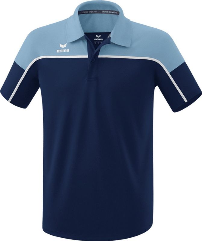 ERIMA Change Polo New Navy-Faded Denim-Wit