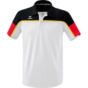 Erima Change Polo Heren - Wit Zwart Rood